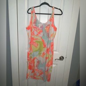 Tie Dye Plus Size Dress